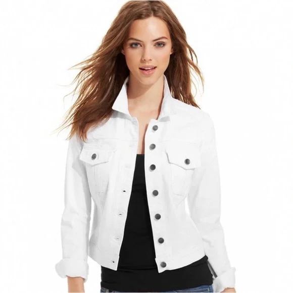 #339 KUT From The KLOTH Evereve Denim Jacket size L - Picture 1 of 12